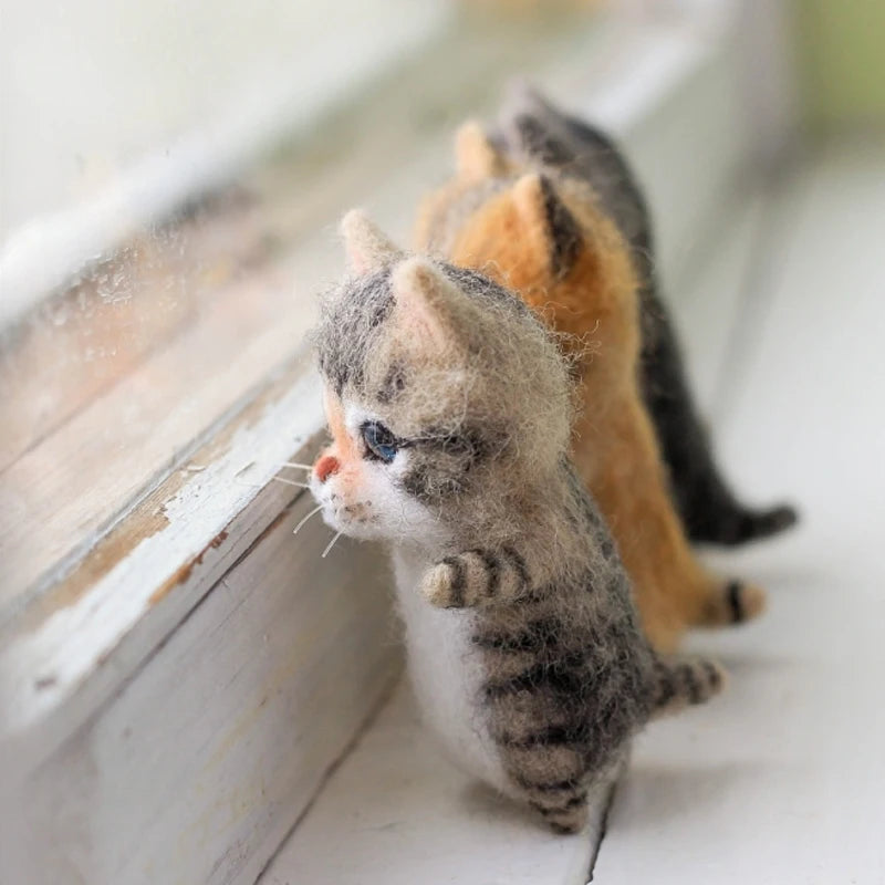 DIY Wool Felt Cat Kit