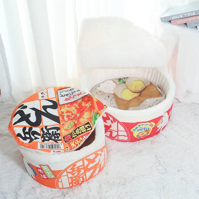 NoodleNest Pet Bed – Cozy, Breathable, All-Season Comfort