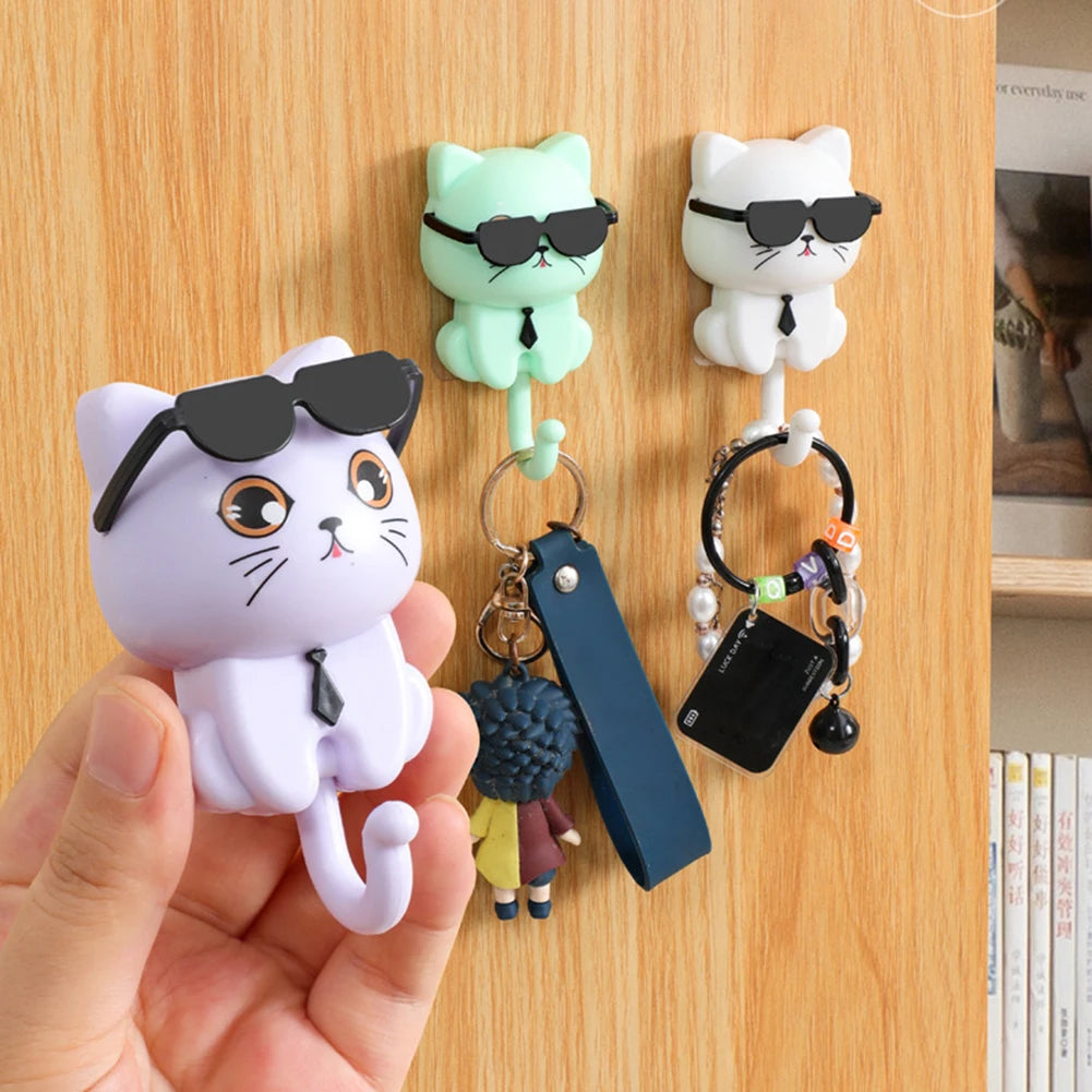 Cartoon Cat Keys Hook