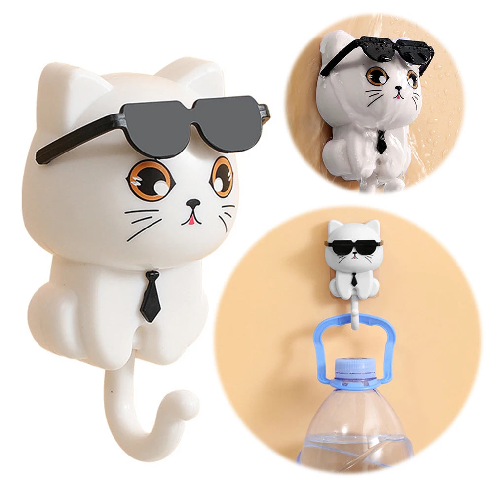 Cartoon Cat Keys Hook