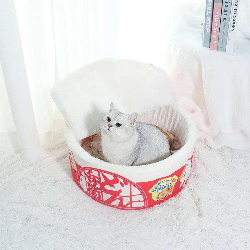 NoodleNest Pet Bed – Cozy, Breathable, All-Season Comfort