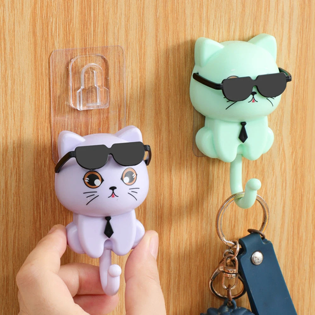 Cartoon Cat Keys Hook