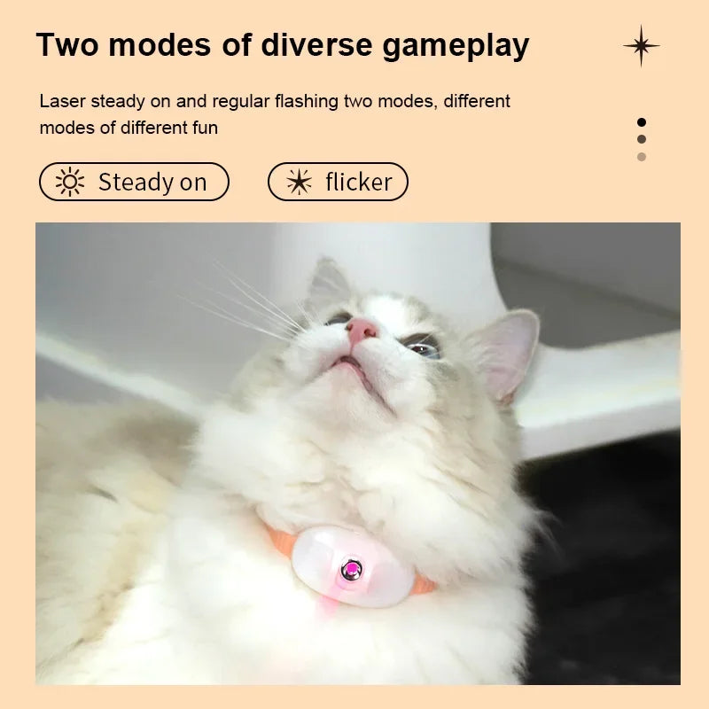 Smart Laser Cat Toy Collar