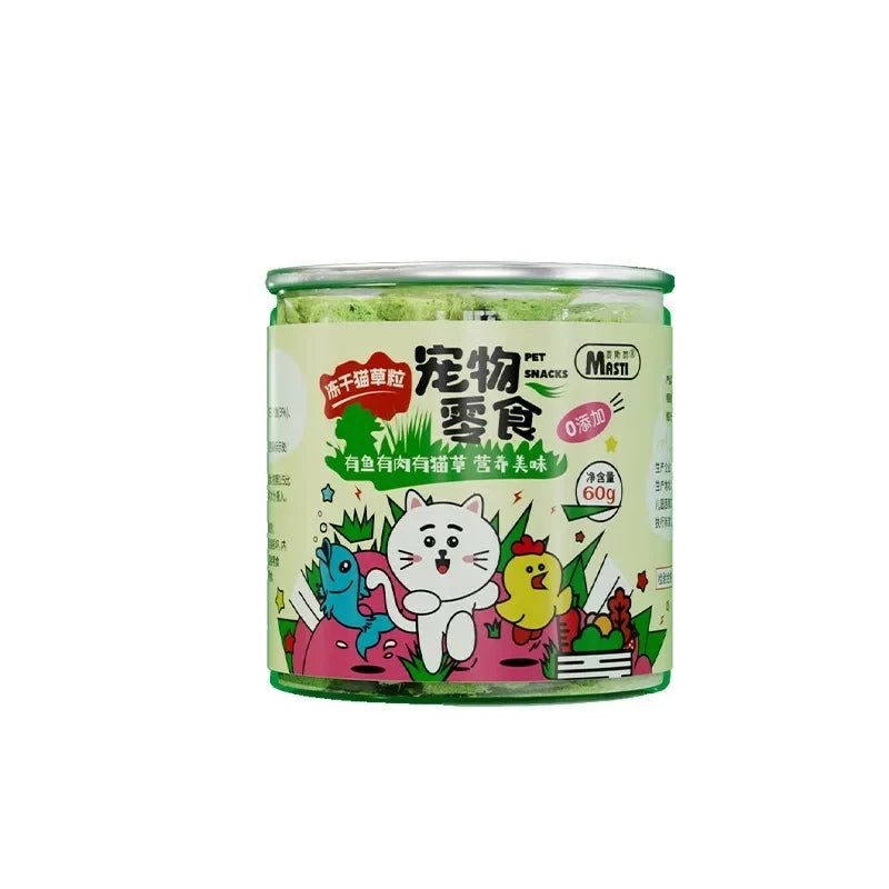 Freeze-Dried Catgrass Hairball Treats
