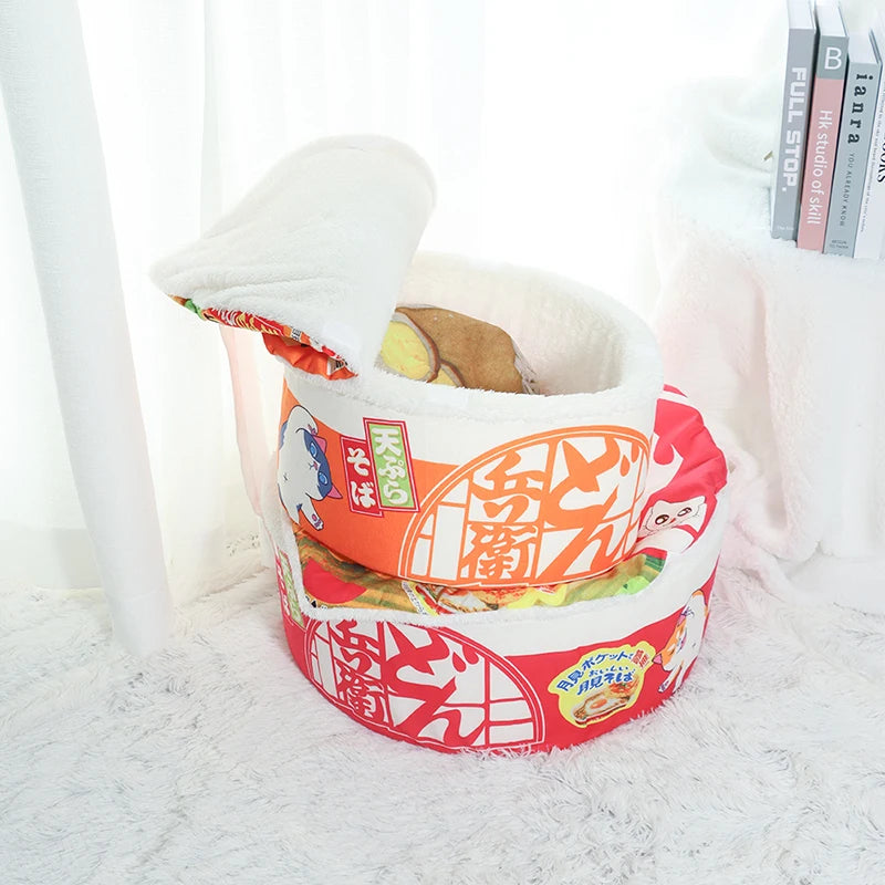 NoodleNest Pet Bed – Cozy, Breathable, All-Season Comfort