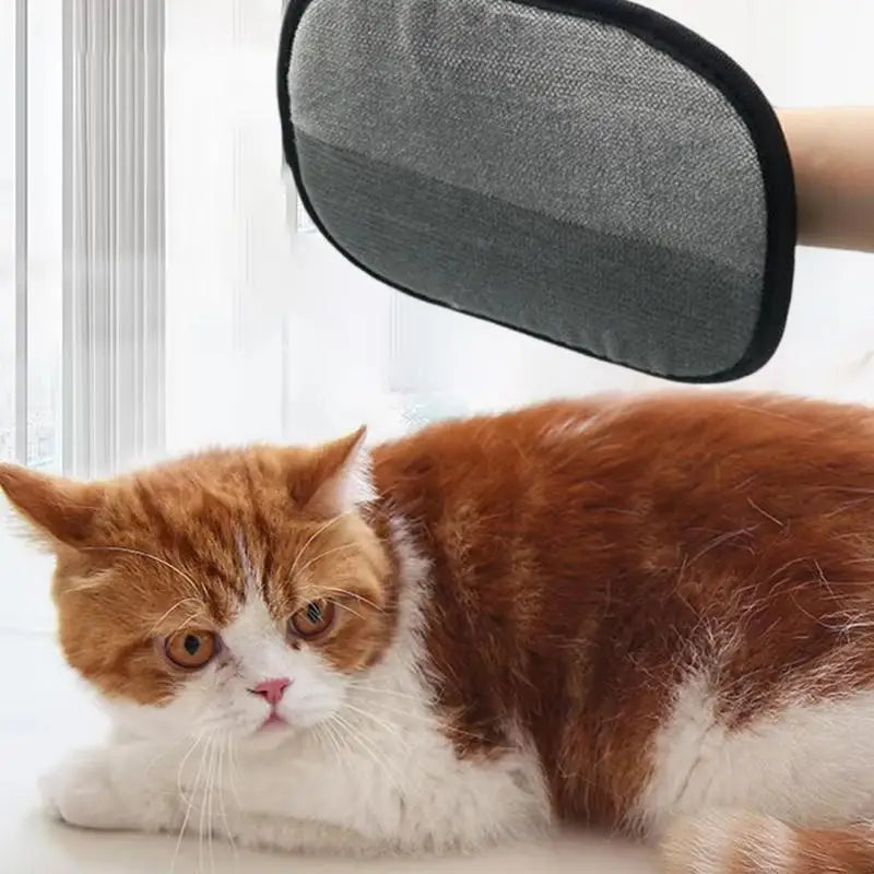 Double-Sided Pet Grooming Gloves