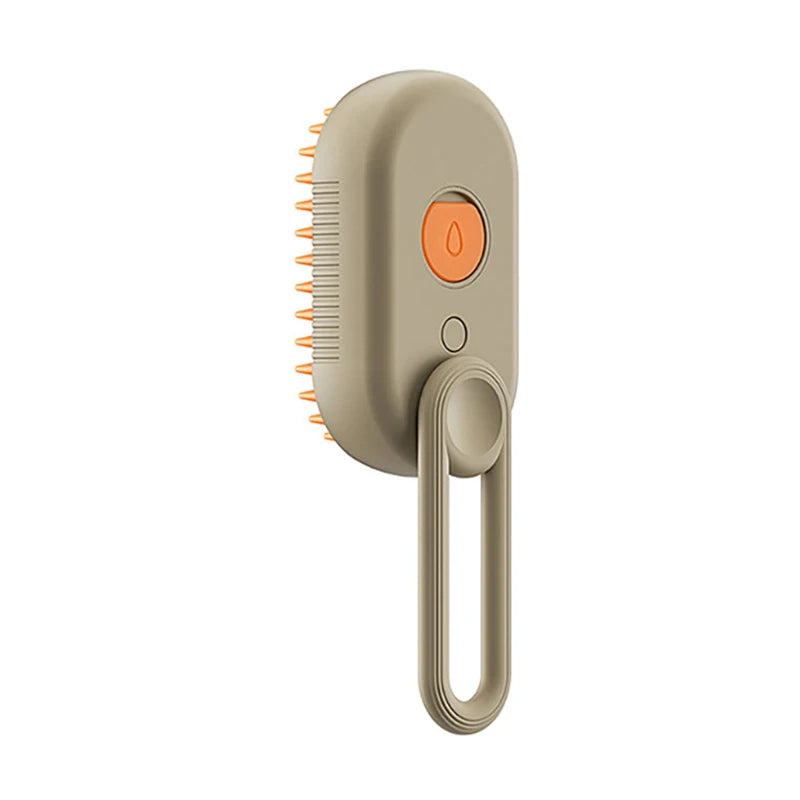 Spray & Groom Brush V.2 : Easy Cat Care with Button
