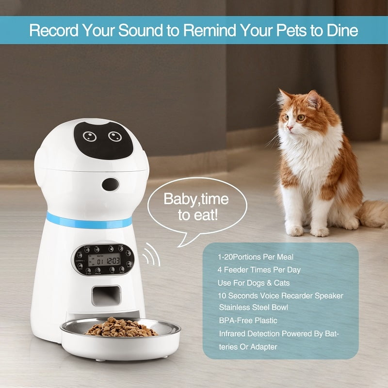 FeedMaster Voice-Timed Pet Dispenser