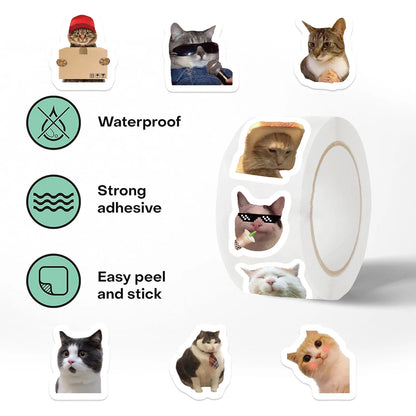 Funny Cat Meme Stickers