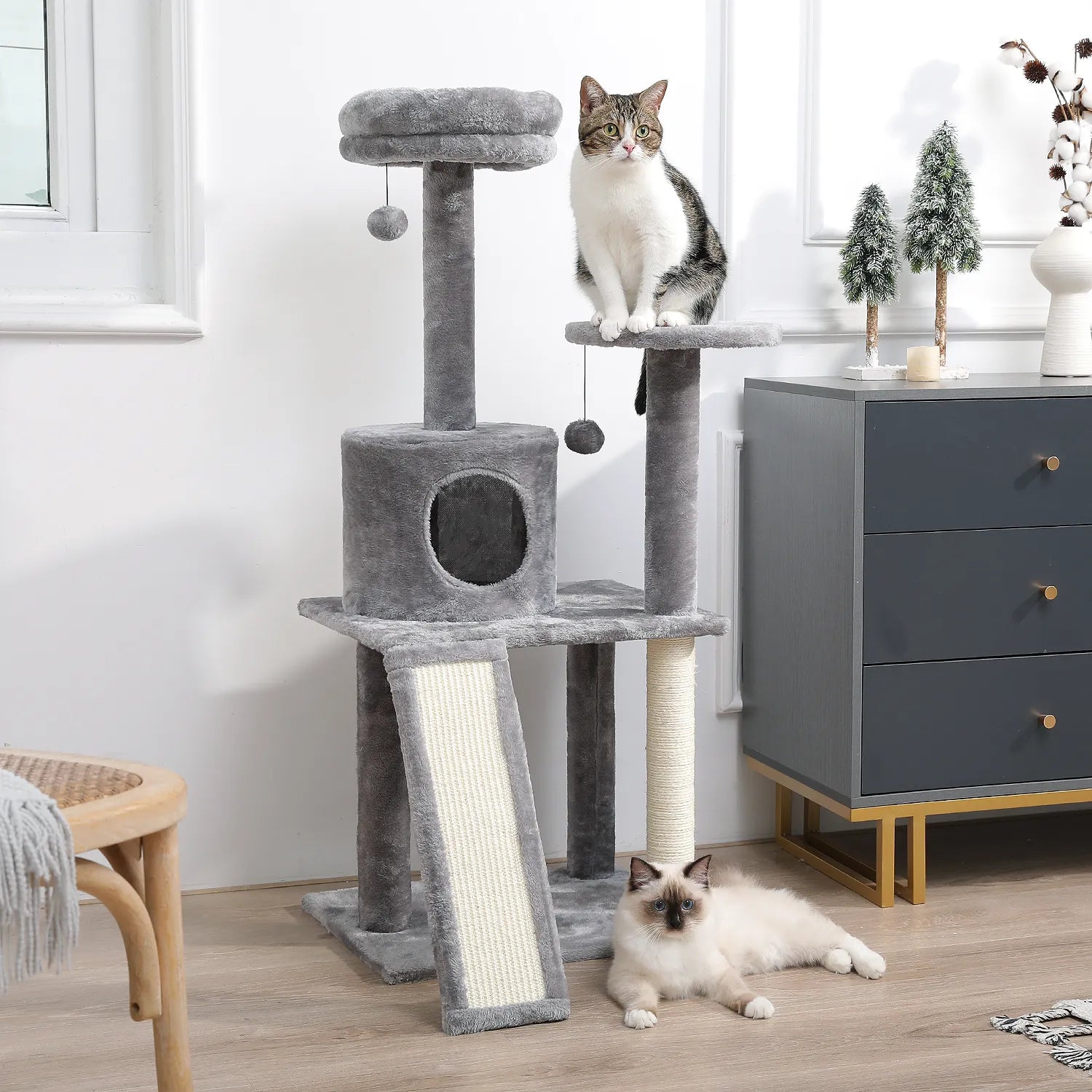 Climb Relax and Scratch Cat Towers