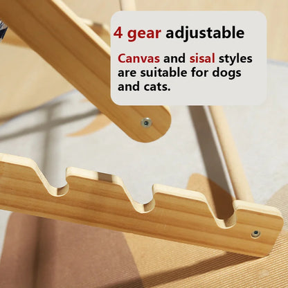Adjustable Cat Recliner Bed & Nest adjustments