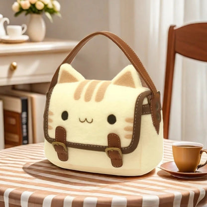 Adorable Plush Cat Handbag