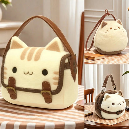 Adorable Plush Cat Handbag