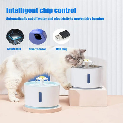FelineFlow: Water Dispenser Flower