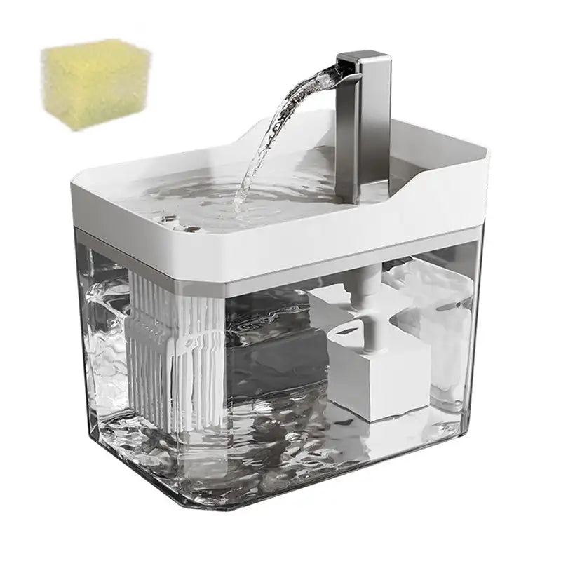 Automatic 1.5L Pet Water Fountain white