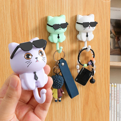 Cartoon Cat Keys Hook