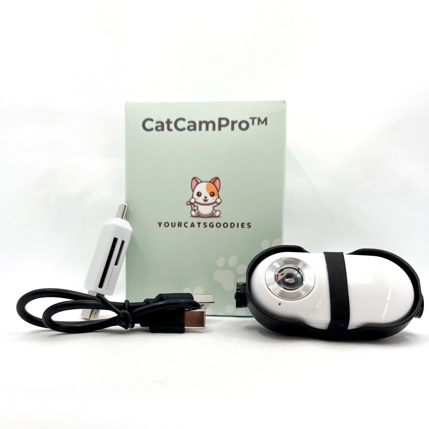 Cat POV camera and packaging