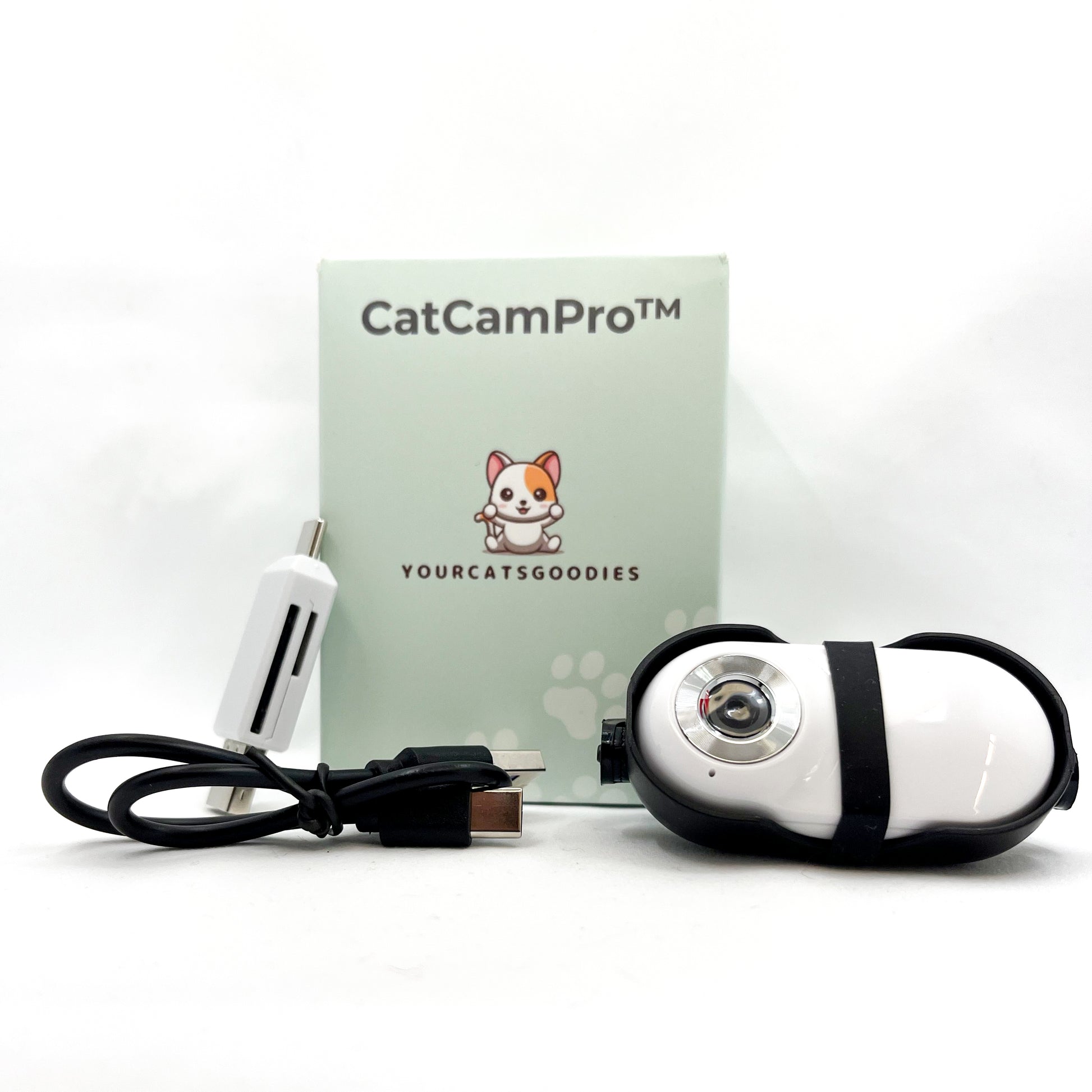 Cat POV camera and packaging