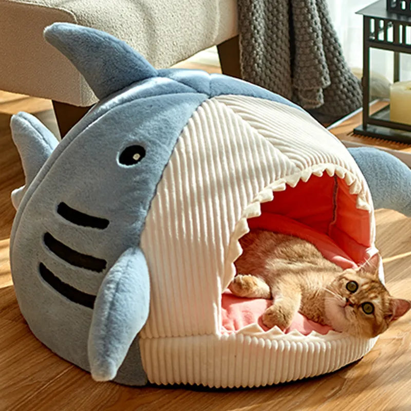 CozyShark Cat Bed: The Purr-fect Nap Spot