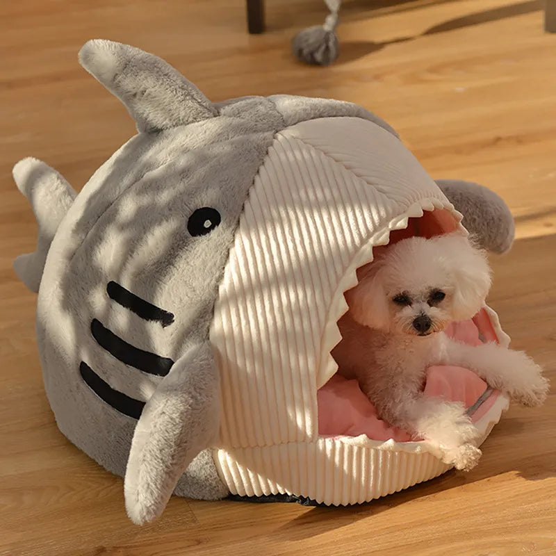 CozyShark Cat Bed: The Purr-fect Nap Spot