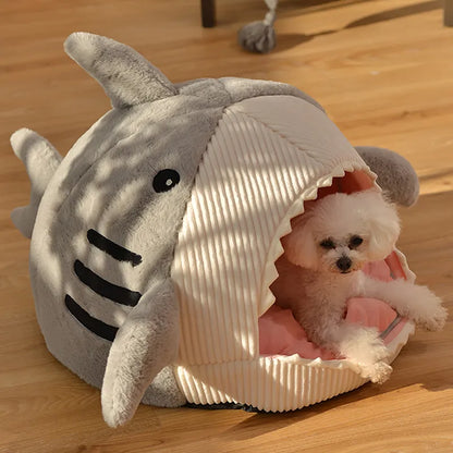 CozyShark Cat Bed: The Purr-fect Nap Spot