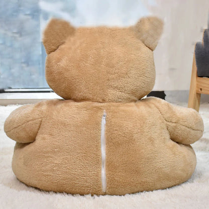 Cozy Bear Hug Pet Bed