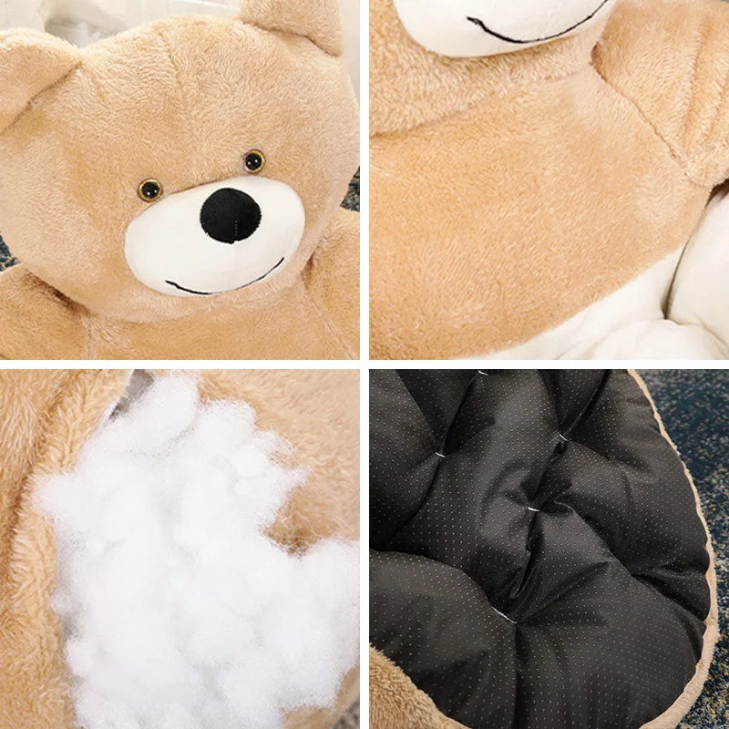 Cozy Bear Hug Pet Bed