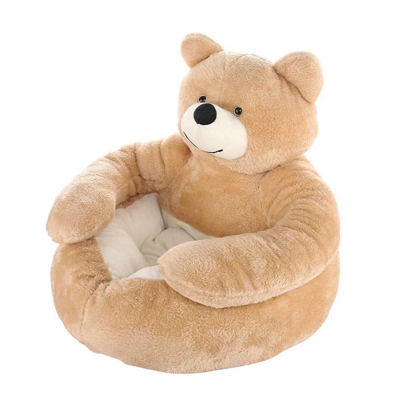 Cozy Bear Hug Pet Bed