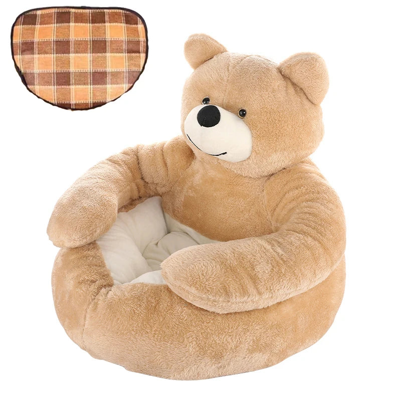 Cozy Bear Hug Pet Bed