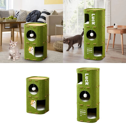 Cozy Cat Tree Condo Bed