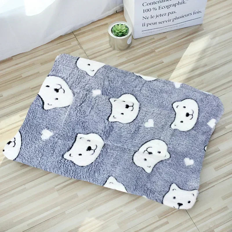 CuddleCozy Plush Pet Bed Mat