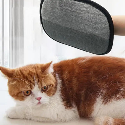 Double-Sided Pet Grooming Gloves