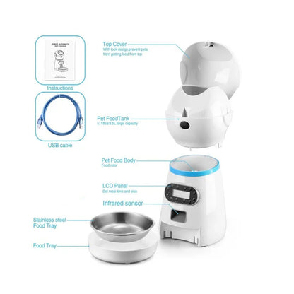 FeedMaster Voice-Timed Pet Dispenser