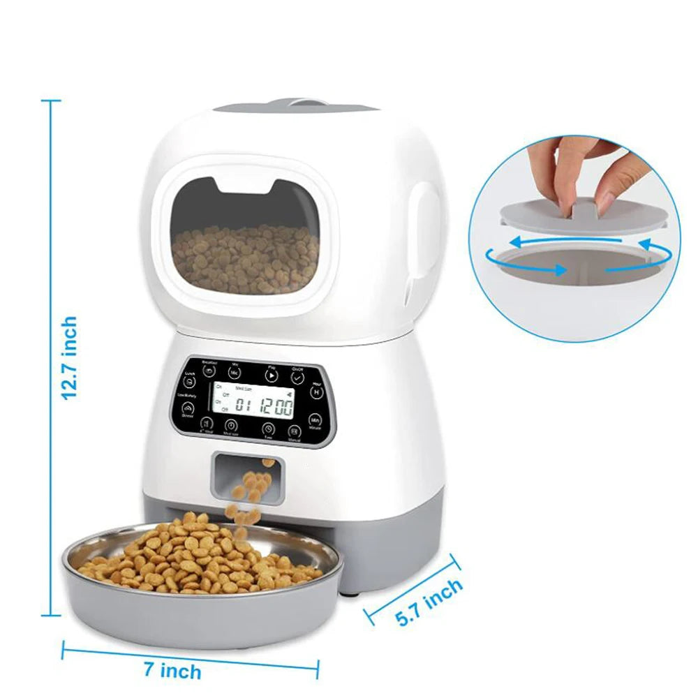 FeedMaster Voice-Timed Pet Dispenser