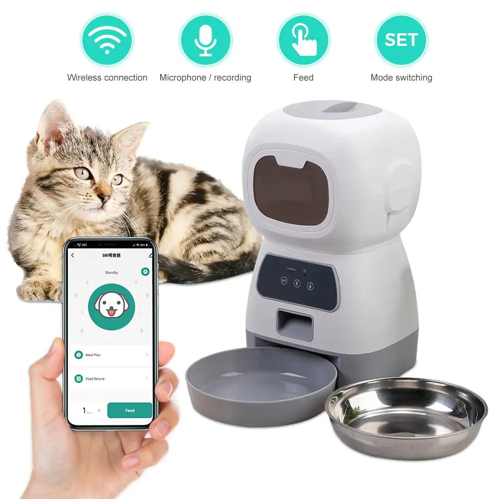 FeedMaster Voice-Timed Pet Dispenser