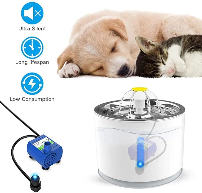 FelineFlow: Water Dispenser Flower