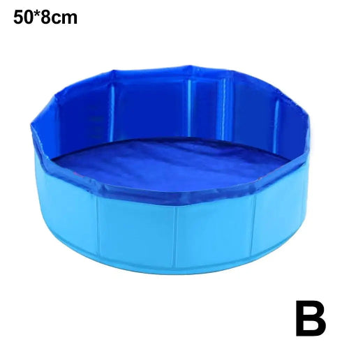 Foldable Pet Bath & Play Pool dimensions