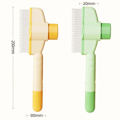 Gentle Groomer: Cat Brush with Easy Hair Release