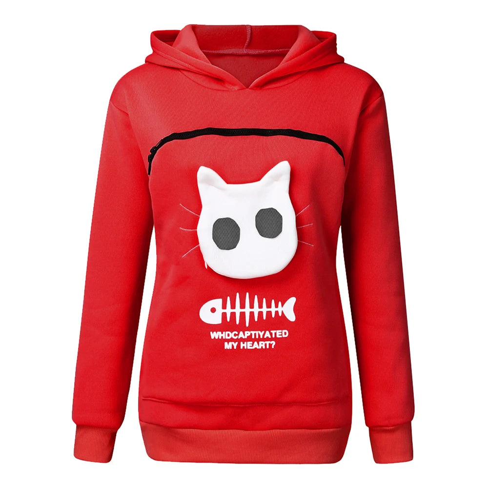 Cat Lovers Cuddle Pouch Hoodie