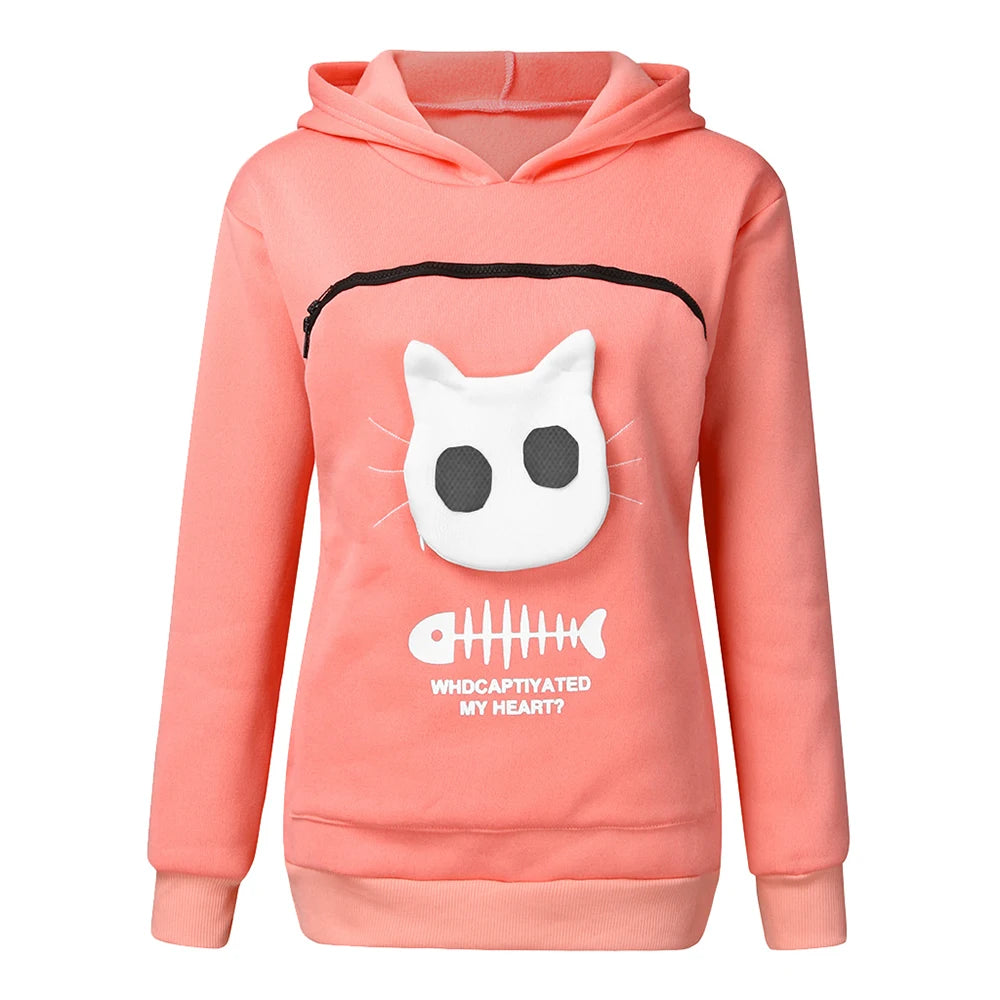Cat Lovers Cuddle Pouch Hoodie