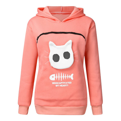 Cat Lovers Cuddle Pouch Hoodie