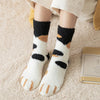 Purrfectly Cozy Cat Paw Fluff Socks