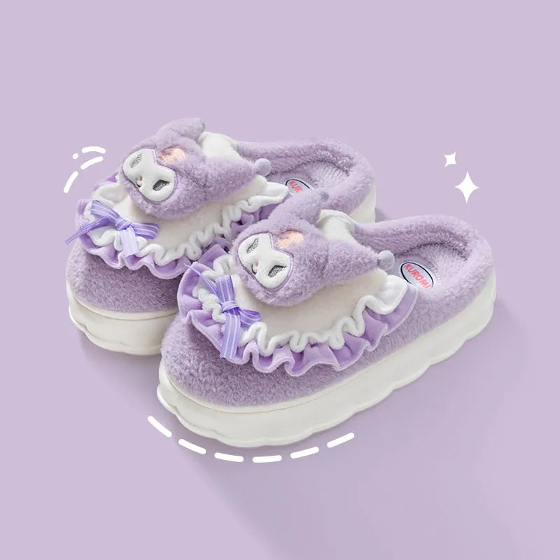 Indoor and Outdoor Cotton Cute Cat Slippers