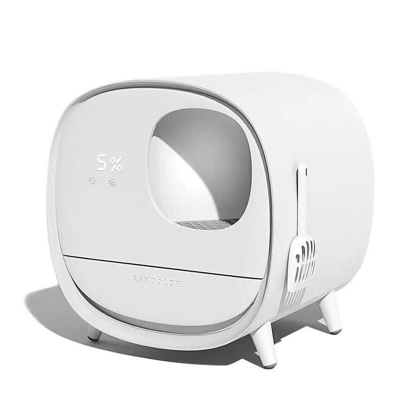 Intelligent Self-Cleaning Pet Litter Box with Odor Control Kit