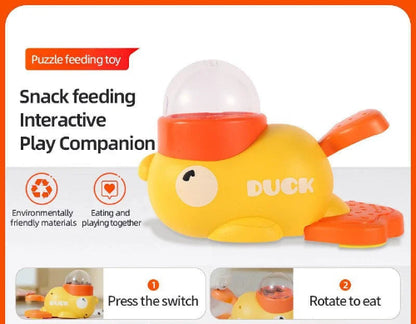 Interactive Cat Toy feeder that is a duck