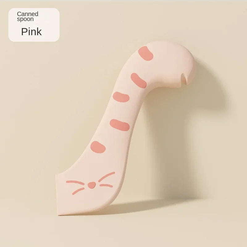 Multifunctional Pet Spoon & Can Opener pink
