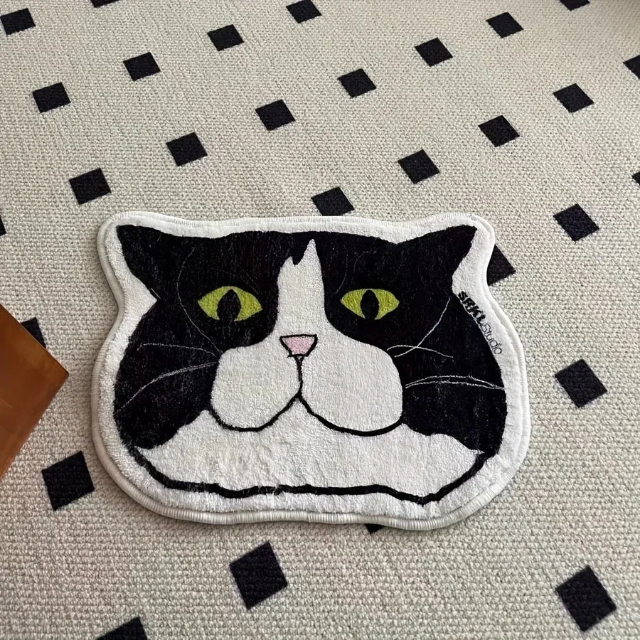 Non-Slip Waterproof Cat Floor Mat exampe