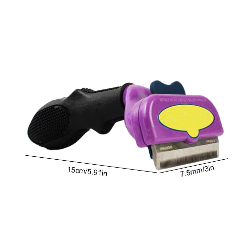 Pet Hair Removal Grooming Comb dimensions