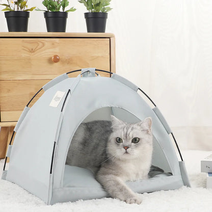 Purrfect Tenthouse: Luxury Indoor/Outdoor Cat Tent