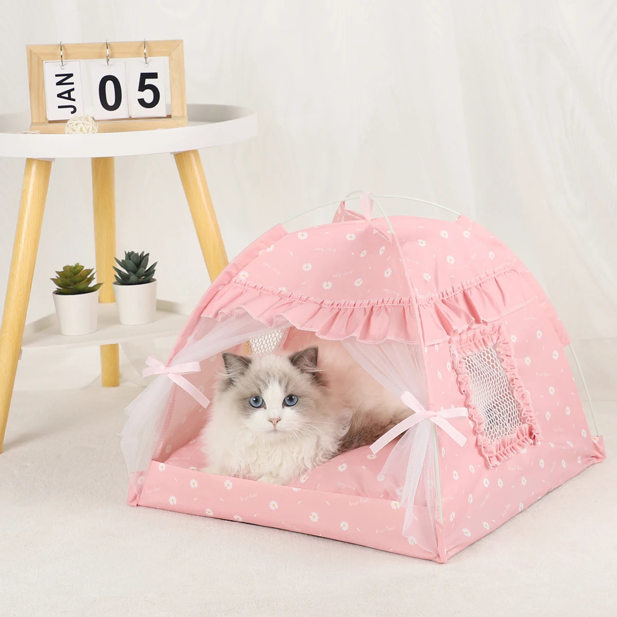 Purrfect Tenthouse: Luxury Indoor/Outdoor Cat Tent
